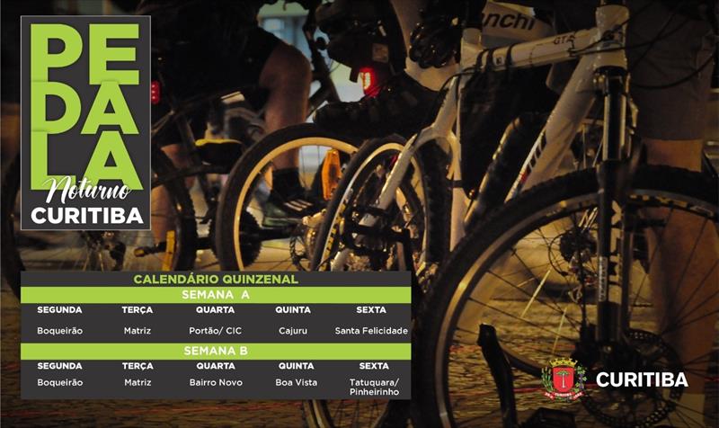 Atividades do Pedala Curitiba retornam nesta segunda-feira com novidades